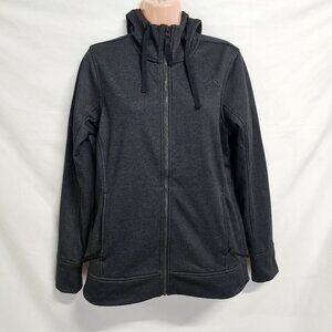 The North Face Women's Full Zip Hooded Jacket Size M Dark Gray